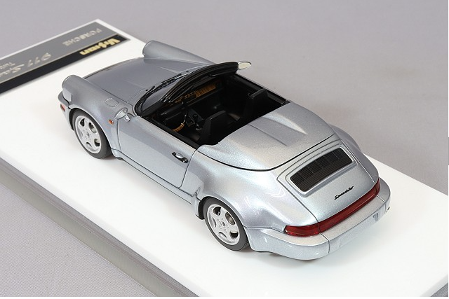 Make Up EIDOLON VM166A 1/43 Porsche 911 964 Speedster Polar Silver Finish 1993