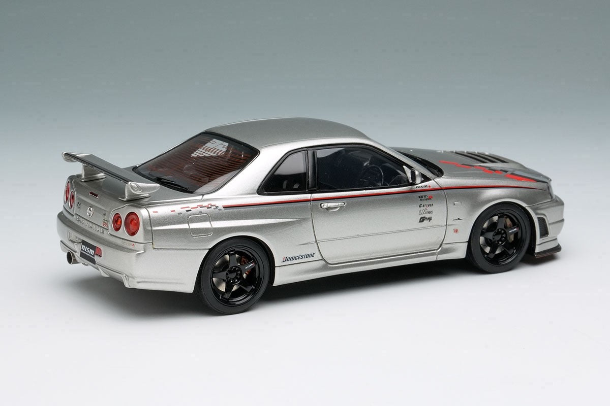 Make Up EIDOLON EM791 1/43 Nismo R34 GT-R Z-tune Prototype TAS 2001 Silver