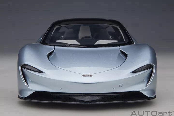 AUTOart 76086 1/18 McLaren Speedtail – Metallic Light Blue (Composite Diecast)
