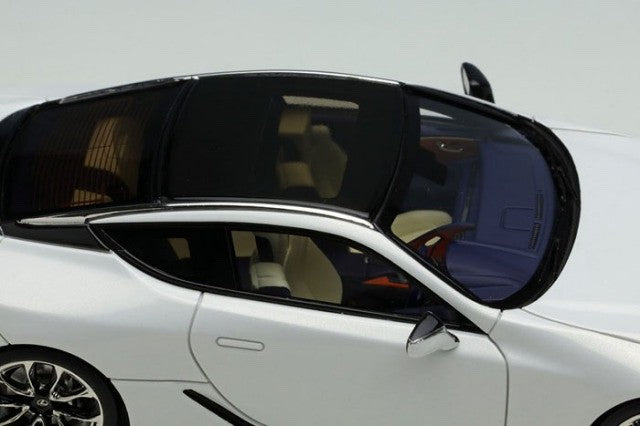 Make Up EIDOLON EM558A 1/43 Lexus LC500 L Package White Nova Pearl 2017 Coupe