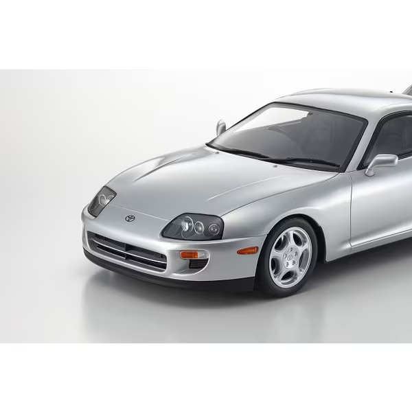 KYOSHO KSR12006S 1/12 Toyota Supra A80 Silver Resin Cast Model Car – Limited