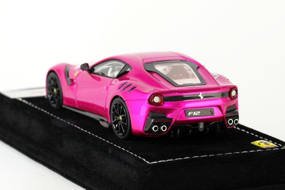 Looksmart LS450SC 1/43 Ferrari F12 TdF 2015 Pink Flash Ltd 25pcs Resin V12