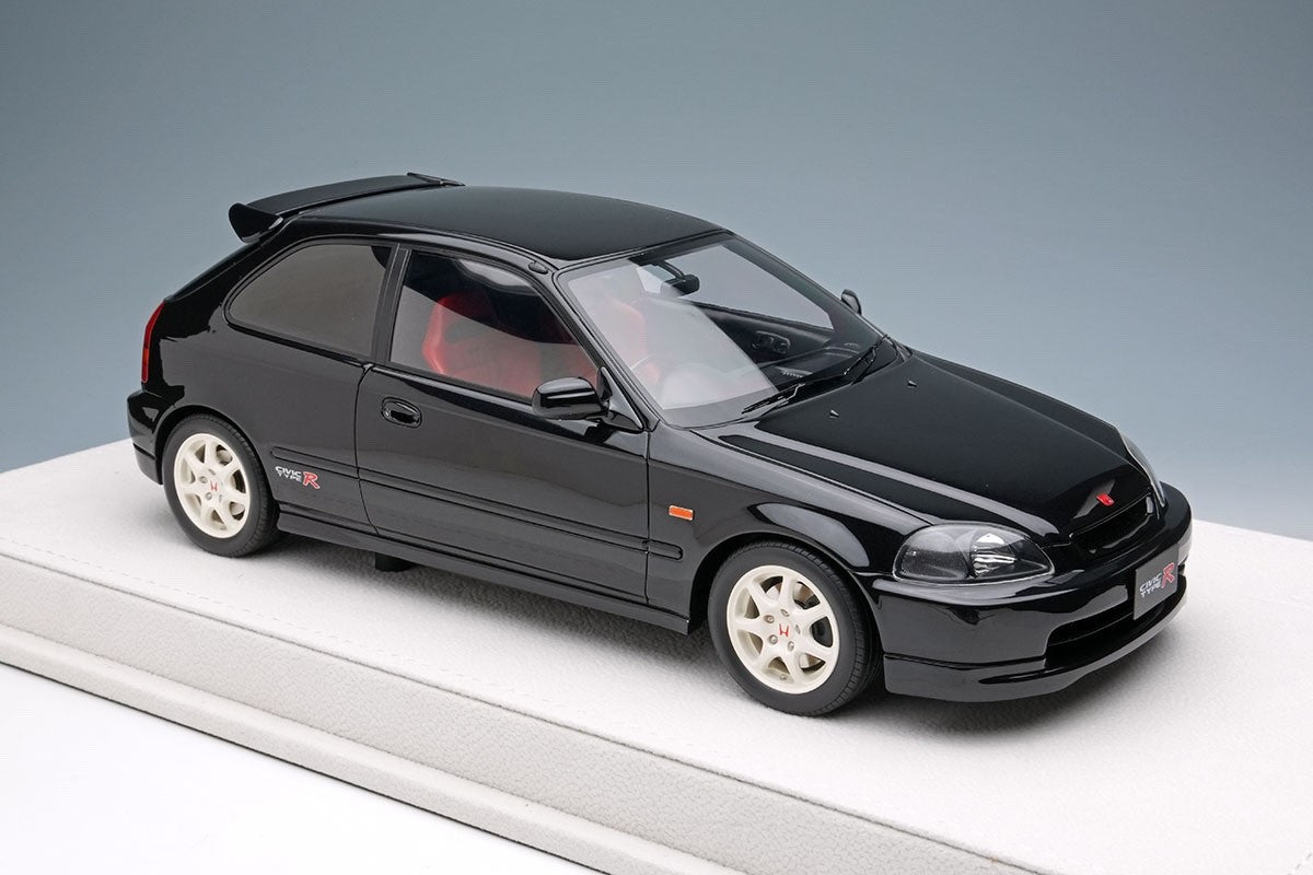 EIDOLON  EML115C 1/18 Honda Civic Type R EK9 1997 Starlight Black Pearl Resin