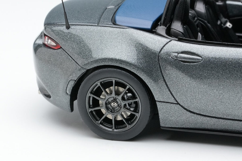 Make Up EIDOLON EM764B 1/43 Mazda Roadster ND 990S 2022 Machine Gray Metallic