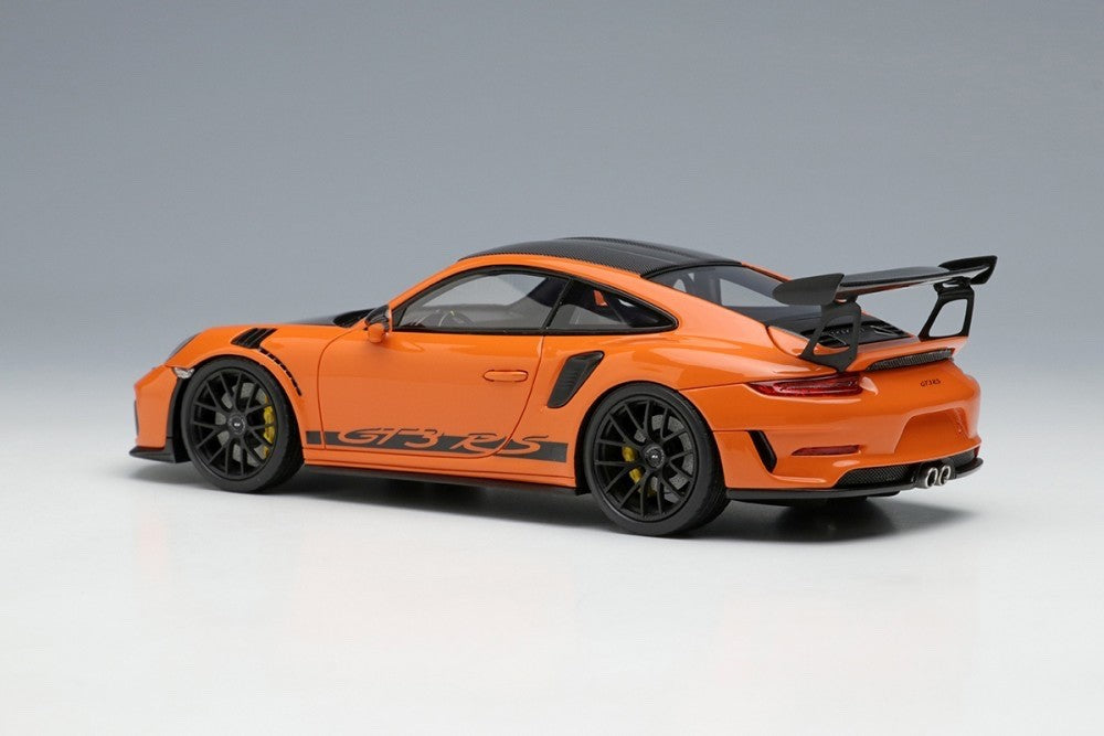 Make Up EIDOLON EM574E 1/43 Porsche 911 GT3 RS Weissach Package 2018 Orange