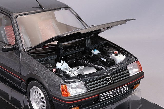Norev NO184845 1/18 Peugeot 205 GTi 1.6 1988 Graphite Grey Diecast