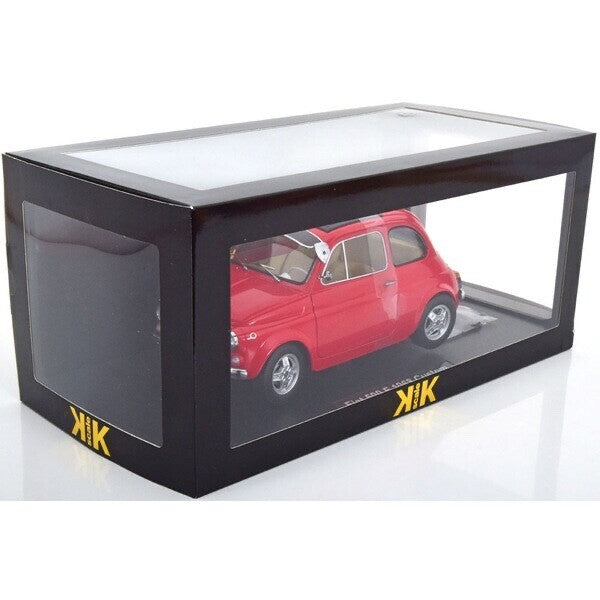 KK Scale KKDC120061 - 1/12 Fiat 500 F Custom 1968 Red [Die-cast Mini Car]