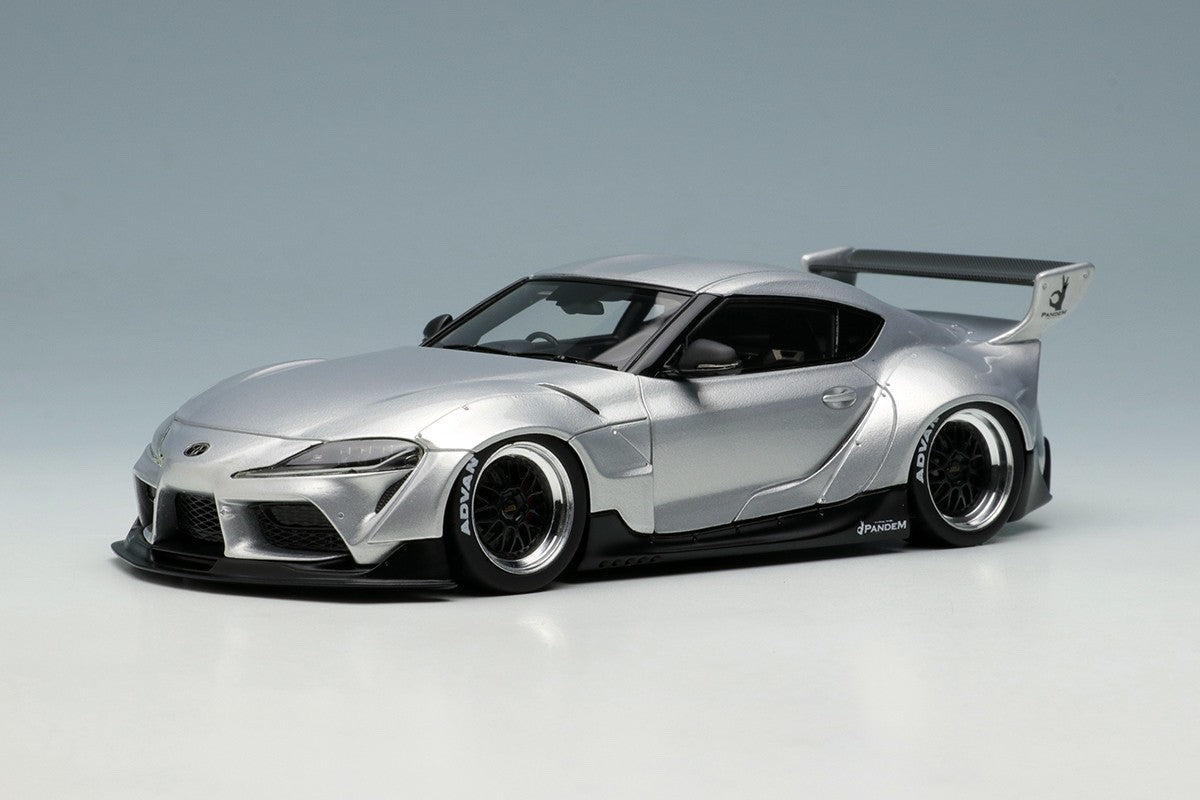 Make Up EIDOLON RB006D 1/43 Toyota Pandem GR Supra Ver1 Silver Metallic 2019