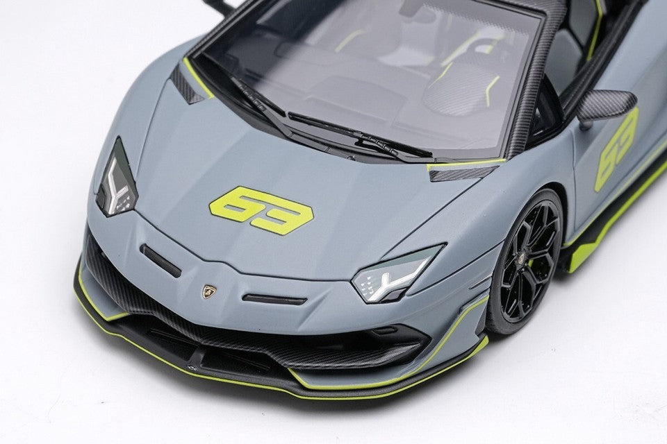 EIDOLON EM517G 1/43 Lamborghini Aventador SVJ 63 Roadster 2019 Grigio Acheso