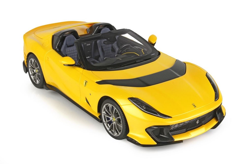 BBR P18209AV 1/18 Ferrari 812 Competizione A 2021 Giallo Tristrato Ltd 200pcs