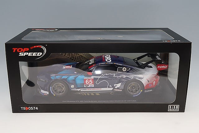 TOP SPEED TS0574 1/18 Ford Mustang GT3 2024 Daytona 24H #65