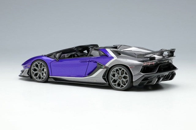 EIDOLON EM669C 1/43 Lamborghini Aventador SVJ Roadster  2020 Viola Hestia Lmited