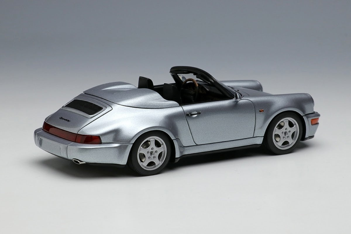 Make Up EIDOLON VM166A 1/43 Porsche 911 964 Speedster Polar Silver Finish 1993