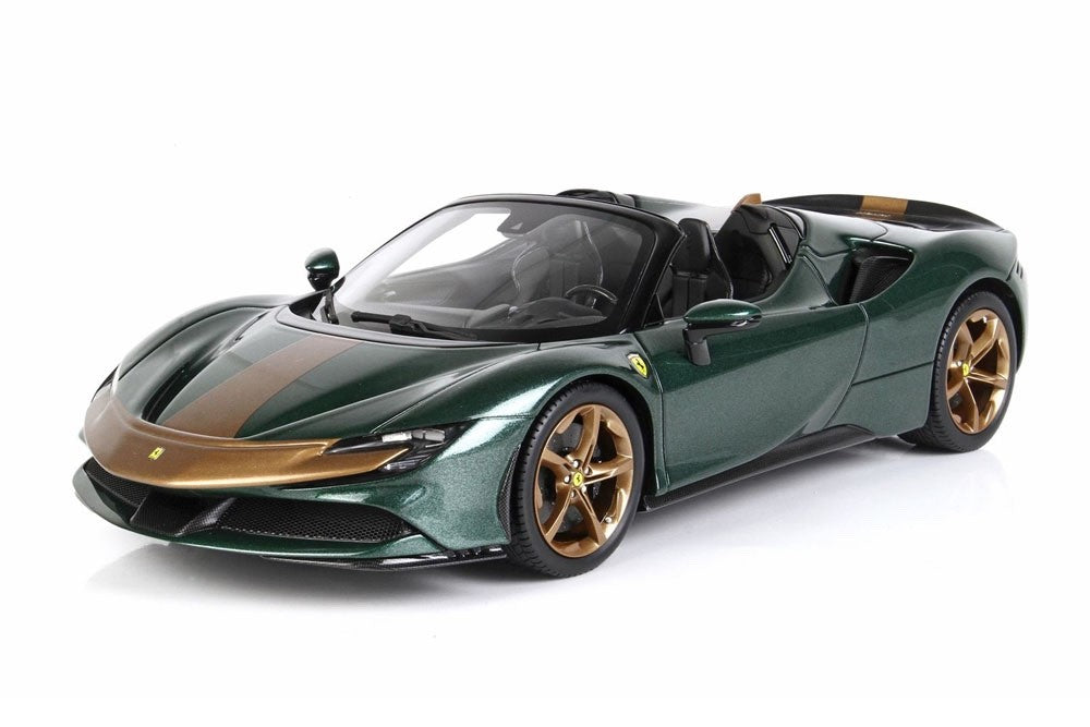 BBR P18198GV 1/18 Ferrari SF90 Spider Pack Fiorano 2021 Verde Zeltweg Ltd 40pcs