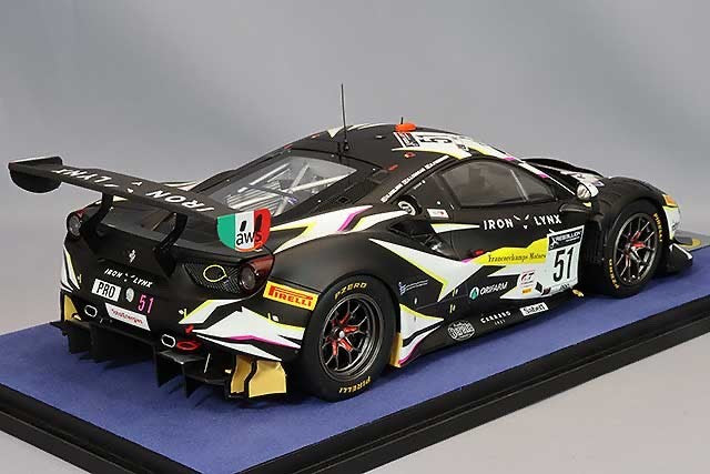Looksmart LS18RC015 1/18 Ferrari 488 GT3 Spa 24H 2021 Winner #51 AF Corse