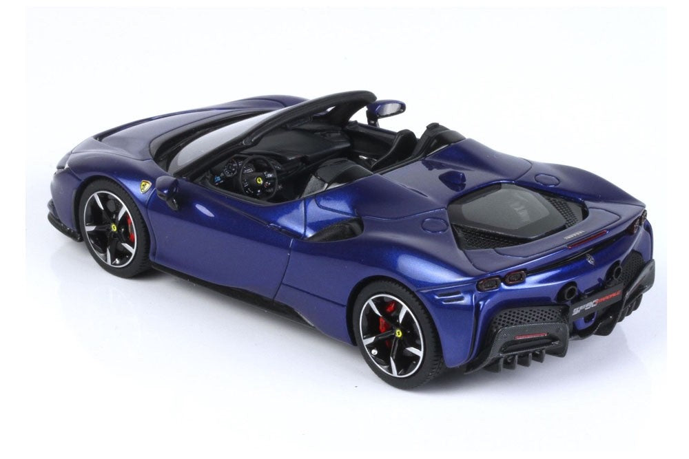 BBR BBRC244B 1/43 Ferrari SF90 Spider Blu Elettrico Metallic Blue Resin Ltd 140