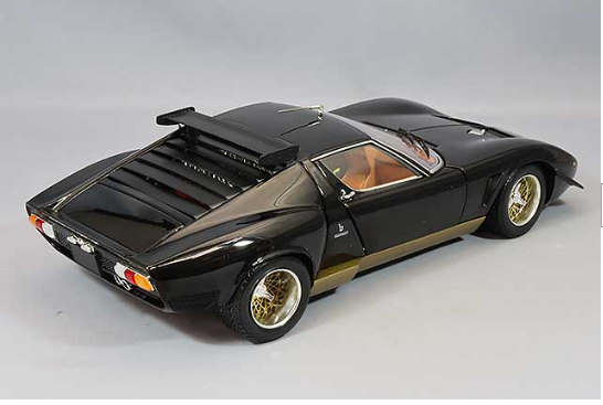 Kyosho KS08319BKG 1/18 Lamborghini Miura SVR Legendary Black Diecast