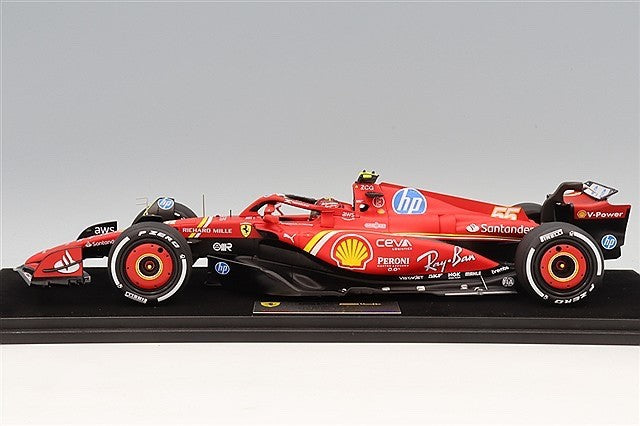 Looksmart LS18F1071 1/18 Ferrari SF-24 F1 Abu Dhabi GP 2024 2nd #55 Sainz
