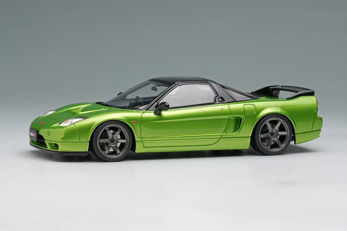 Make Up EIDOLON EM825E 1/43 Honda NSX-R NA2 2002 Lime Green Pearl Resin