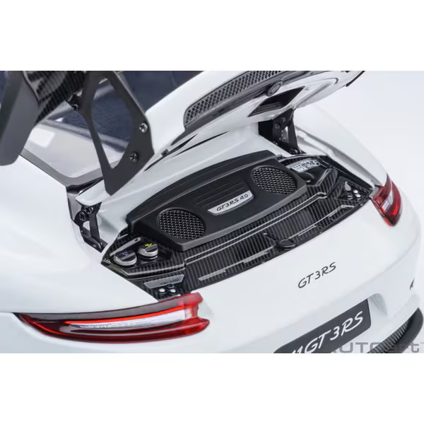 AUTOart 78176 1/18 Porsche 911 991.2 GT3 RS Weissach White Diecast