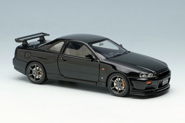 Make Up EIDOLON EM462E 1/43 Nissan Skyline GT-R BNR34 V-spec Black Pearl 1999