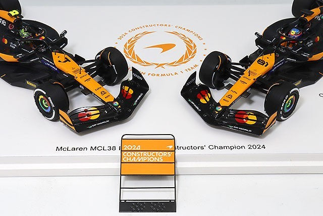 Spark S9571 1/43 McLaren MCL38 Constructors Champion 2024 Set Multi Color