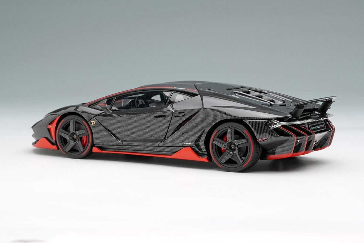 EIDOLON EM780G 1/43 Lamborghini Centenario LP770-4 Carbon Red Stripe