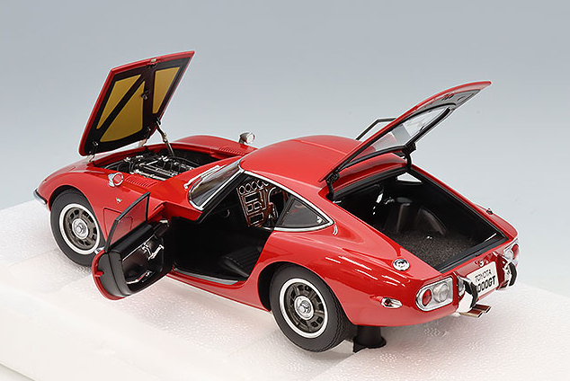 AUTOart 79547 1/18 Toyota 2000GT 1967 Red Composite Renewed Reissue