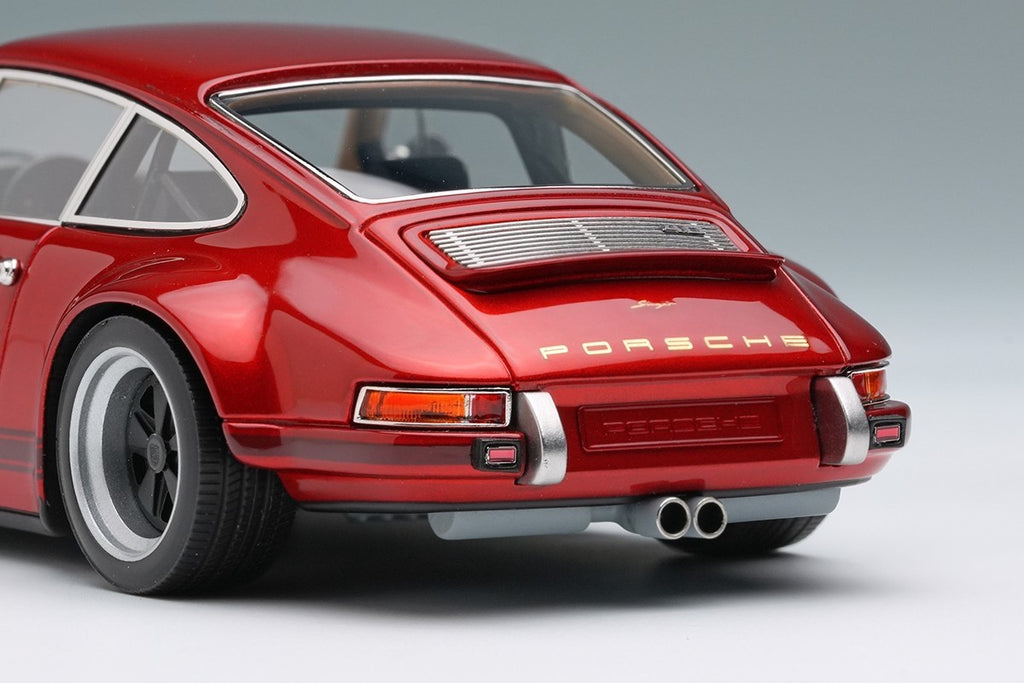 Make Up VISION VM111W 1/43 Singer 911 (964) Coupe Dark Candy Red Restomod