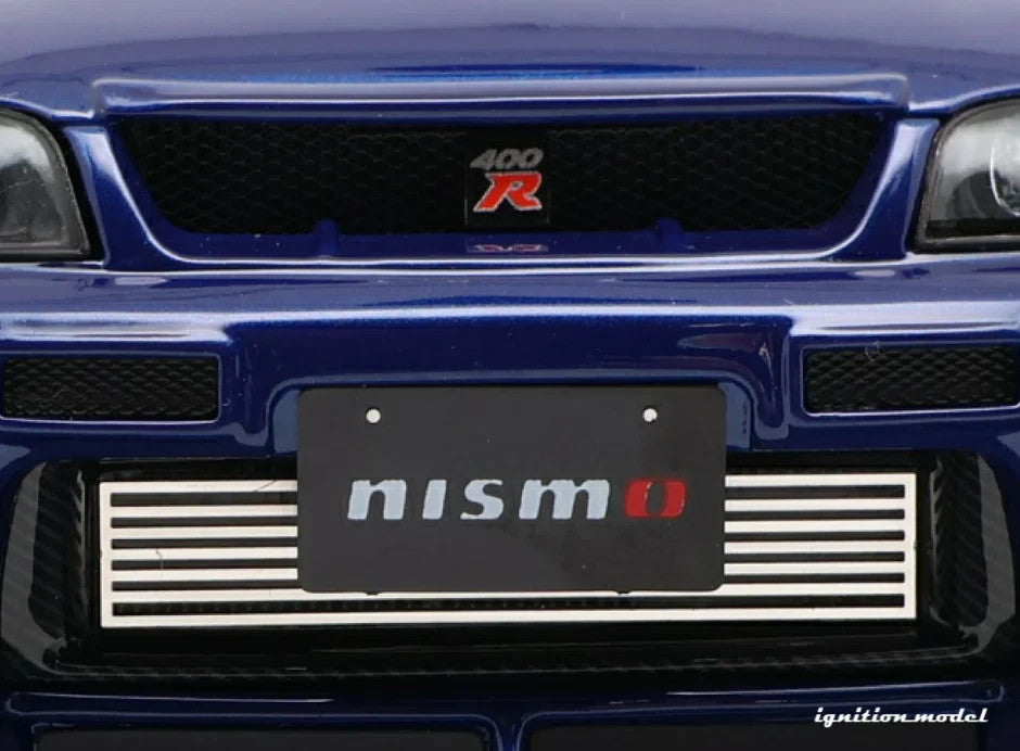 Ignition Model IG3655 1/18 Nissan NISMO 400R R33 Deep Marine Blue Resin