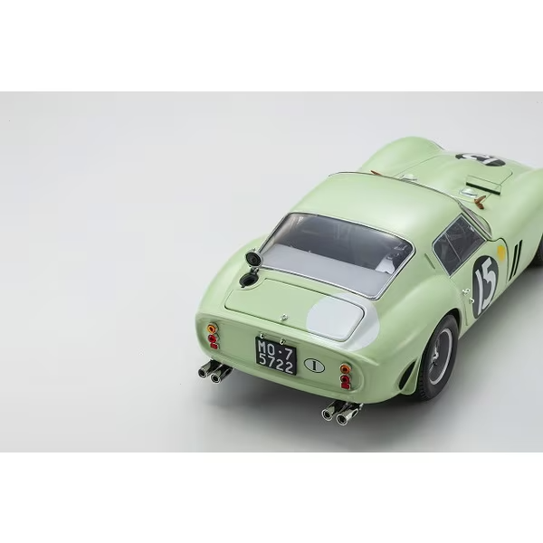 Kyosho KS08438C 1/18 Ferrari 250 GTO 1962 Goodwood #15 Light Green Die-Cast Mode