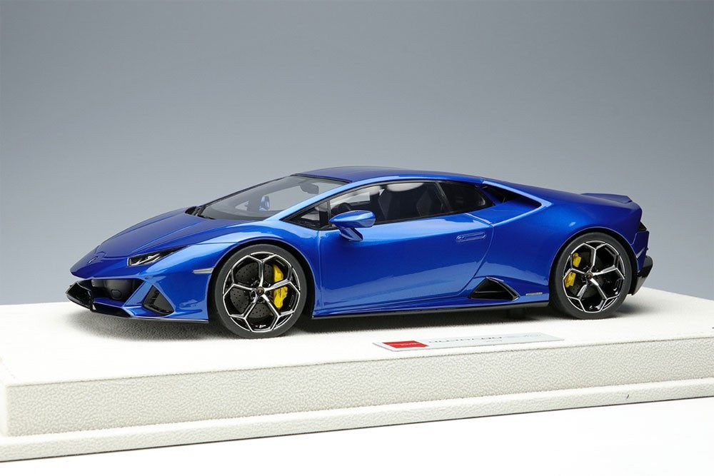 Make Up EIDOLON EML031B 1/18 Lamborghini Huracan EVO Blu Nethuns Asir Wheels