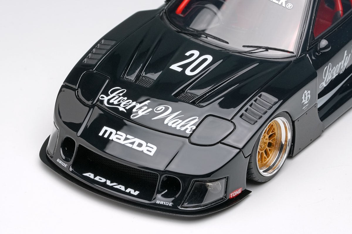 Make Up EIDOLON LB028A 1/43 Mazda FD3S RX-7 Black Resin Limited 200pcs