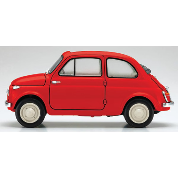 Kyosho KS08966R - 1/18 Fiat Nuova 500 Coral Red