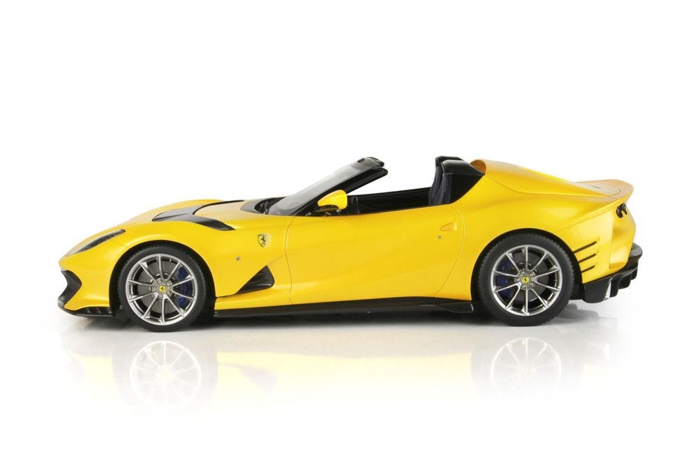 BBR P18209AV 1/18 Ferrari 812 Competizione A 2021 Giallo Tristrato Ltd 200pcs