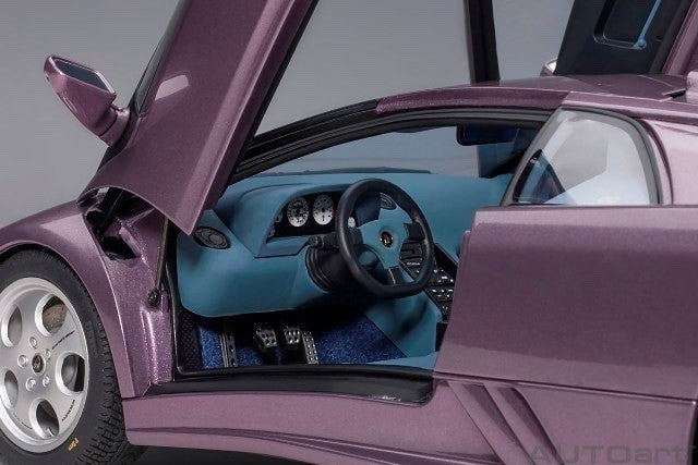 AUTOart 79142 1/18 Lamborghini Diablo SE30 Jota Metallic Purple Coupe
