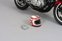 AUTOart Aa12561 Composite 1/12 Honda CB750F "Baribari Legend" Gun Koma with Helmet - image 4