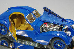 AUTOart Aa50947 1/43 Bugatti Type 57SC Atlantic 1938 Blue/Wire-Spoke Wheels - image 5