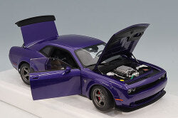 AUTOart Composite Aa71768 1/18 Dodge Challenger SRT Super Stock 2023 Pearl Purple (Plum Crazy) - image 4