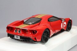 AUTOart Aa72927 Composite 1/18 Ford GT "Alan Mann Heritage Edition" Red/Gold Stripes - image 3