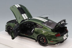 AUTOart Composite Aa73097 1/18 Ford Mustang Shelby GT500 Green / White Stripes - image 5