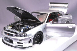 AUTOart Composite Aa77461 1/18 NISMO R34 GT-R Z-tune Silver - image 4