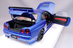 AUTOart Composite Aa77462 1/18 NISMO R34 GT-R Z-tune Bayside Blue - image 5