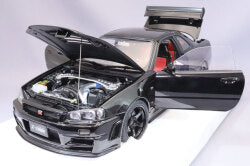 AUTOart Composite Aa77463 1/18 NISMO R34 GT-R Z-tune Black Pearl - image 4