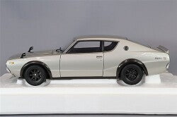 AUTOart Composite Aa77466 1/18 Nissan Skyline 2000GT-R (KPGC110) Tuned Version Silver - image 2
