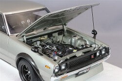 AUTOart Composite Aa77466 1/18 Nissan Skyline 2000GT-R (KPGC110) Tuned Version Silver - image 6