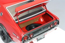 AUTOart Composite Aa77468 1/18 Nissan Skyline 2000GT-R (KPGC110) Tuned Version Red - image 4