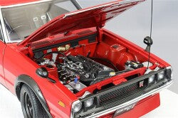 AUTOart Composite Aa77468 1/18 Nissan Skyline 2000GT-R (KPGC110) Tuned Version Red - image 6