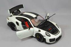 AUTOart Aa78171 Composite 1/18 Porsche 911 (991.2) GT2 RS Weissach Package White/Carbon Black - image 4