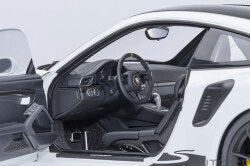AUTOart Aa78176 Composite 1/18 Porsche 911 (991.2) GT3 RS Weissach Package White/Carbon Black - image 6